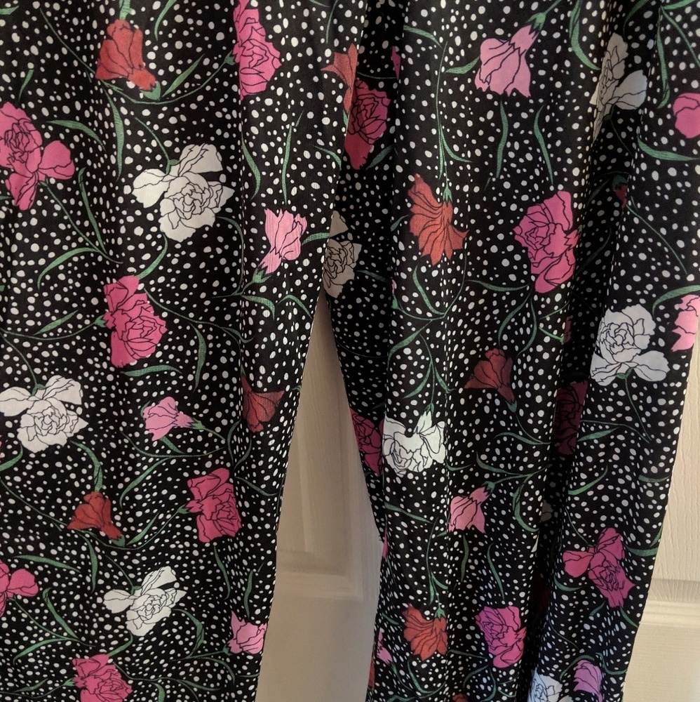 Floral Wide Leg Pants